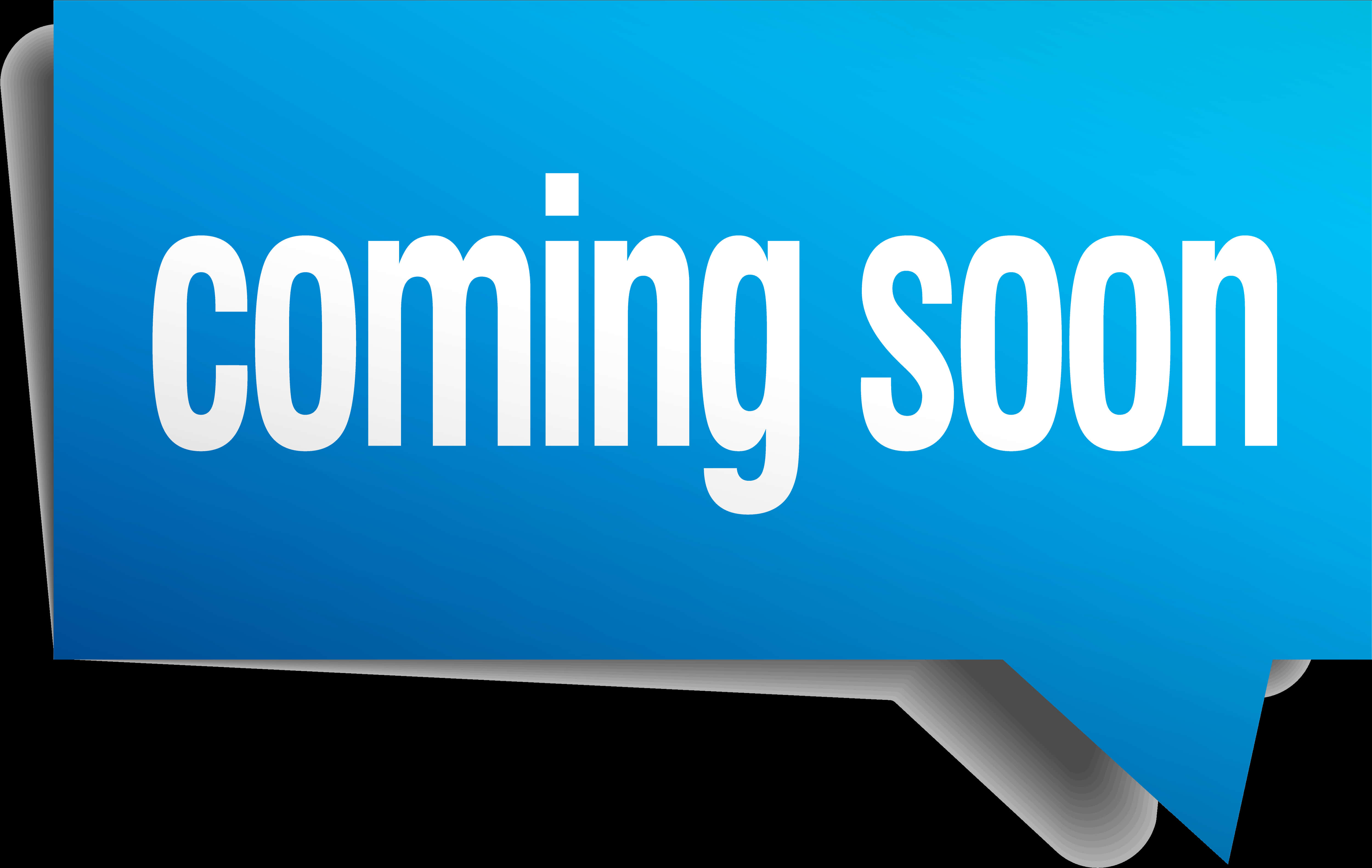 Coming Soon Announcement Banner PNG