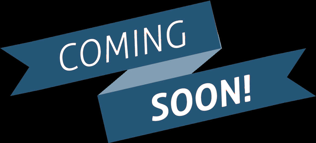 Coming Soon Announcement Banner PNG