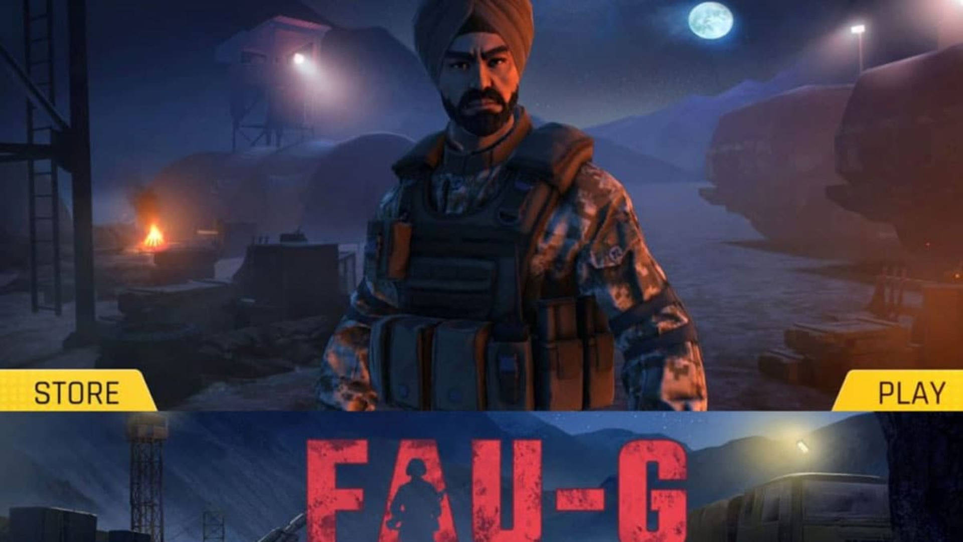 Commanderchillon Fau-g Spiel-screenshot Wallpaper