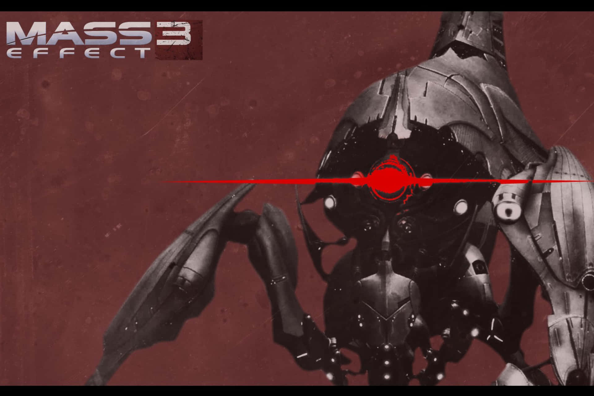 Commander Shepard In Reflection Wallpaper