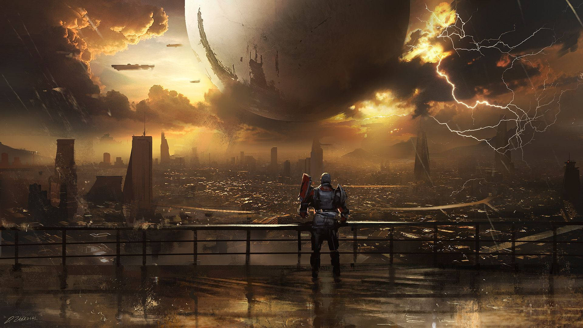 Speak to Commander Zavala in Destiny 2 to begin your heroic journey Wallpaper