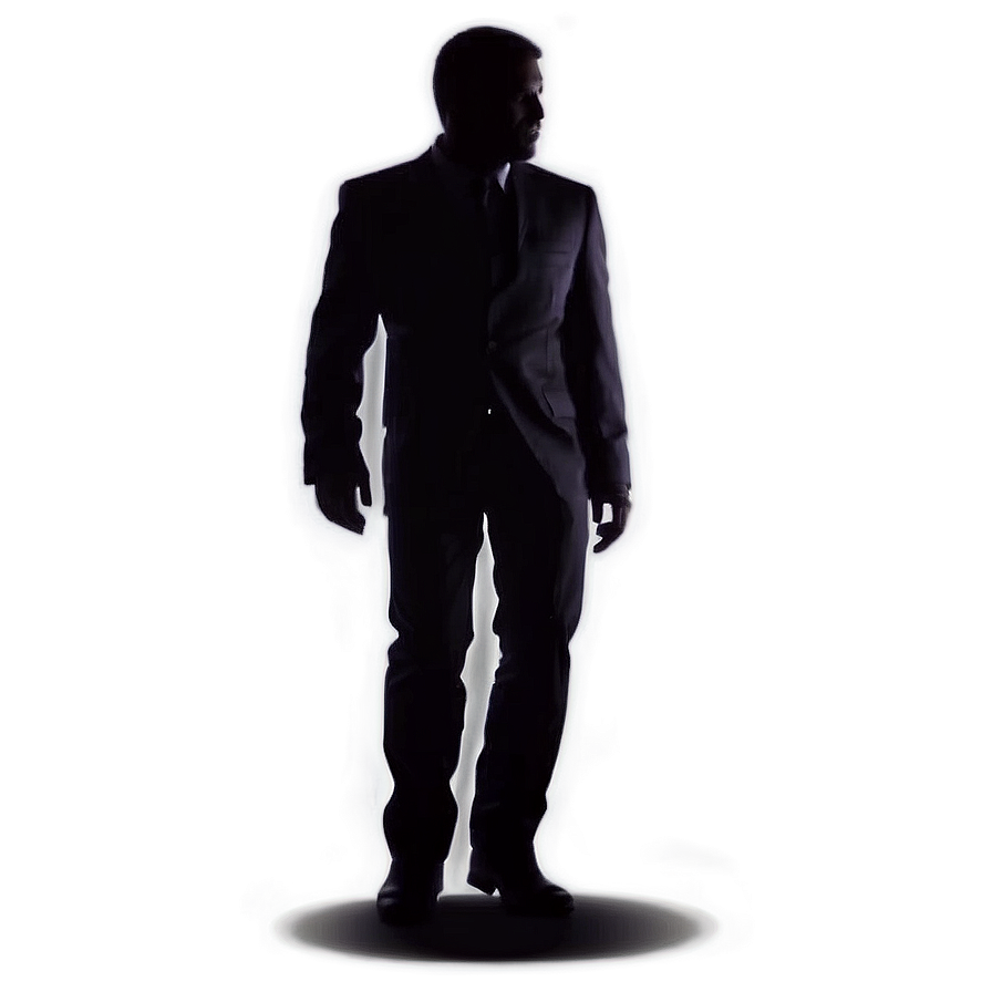 Commanding Boss Silhouette Png Gob PNG