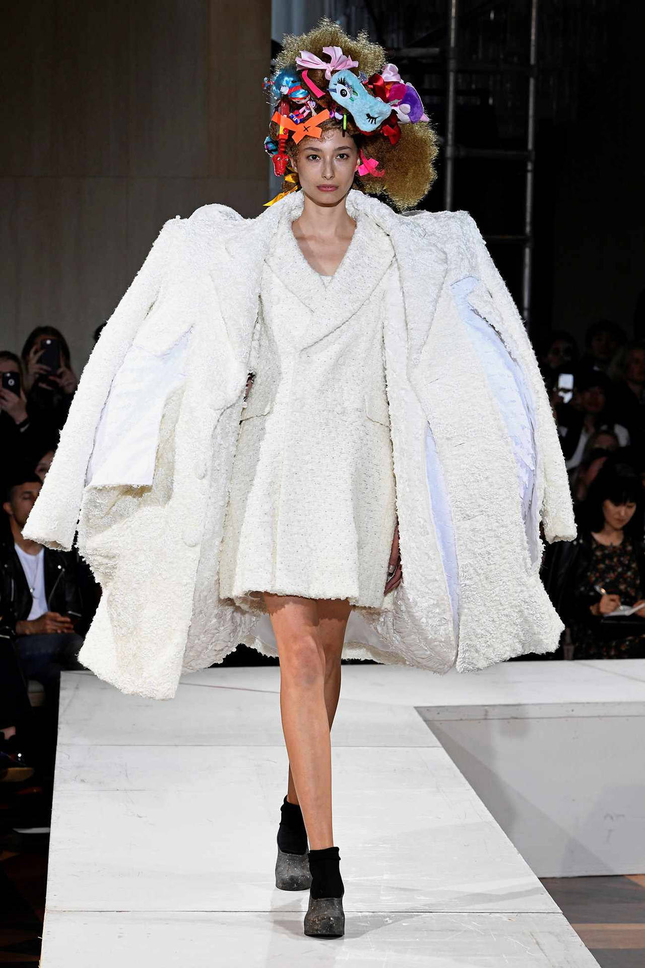 Comme Des Garçons White Coat Dress Wallpaper