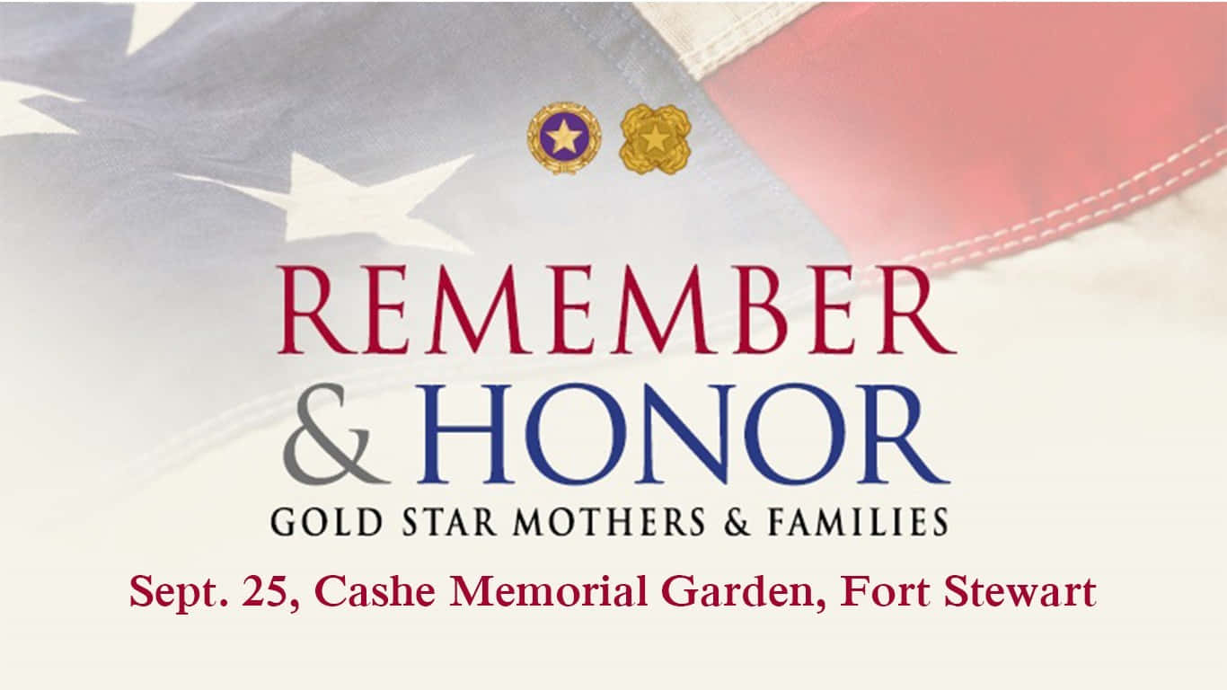 Commemorating Gold Star Mother's Day