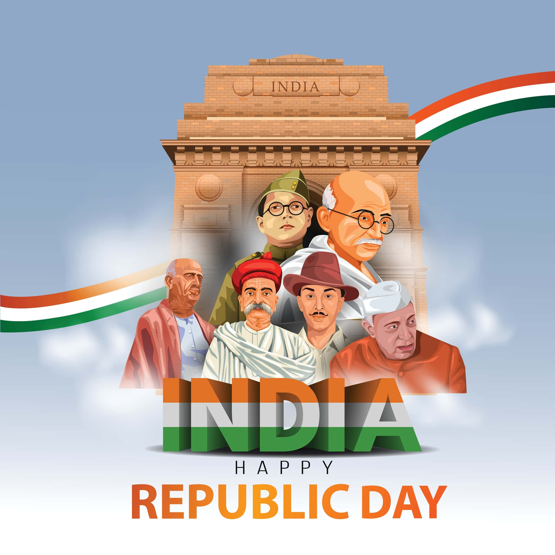 Commemorating The Power Of Democracy - Republic Day Picture