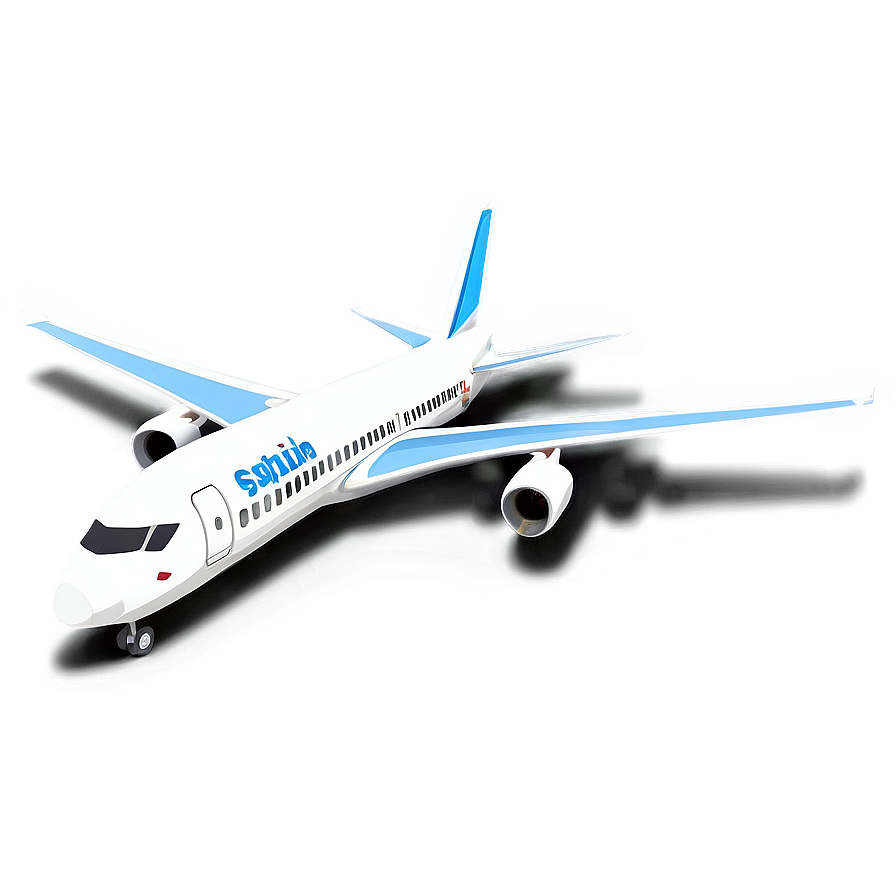 Commercial Airplane Png Fmd PNG