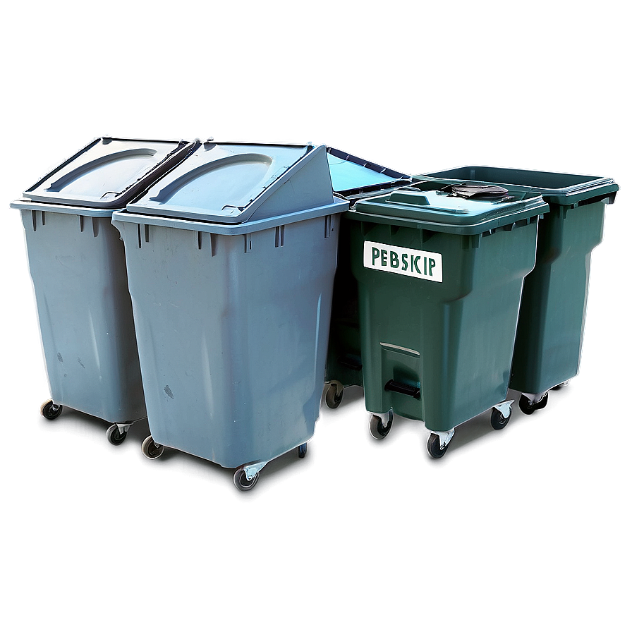 Commercial Garbage Bin Png 05042024 PNG