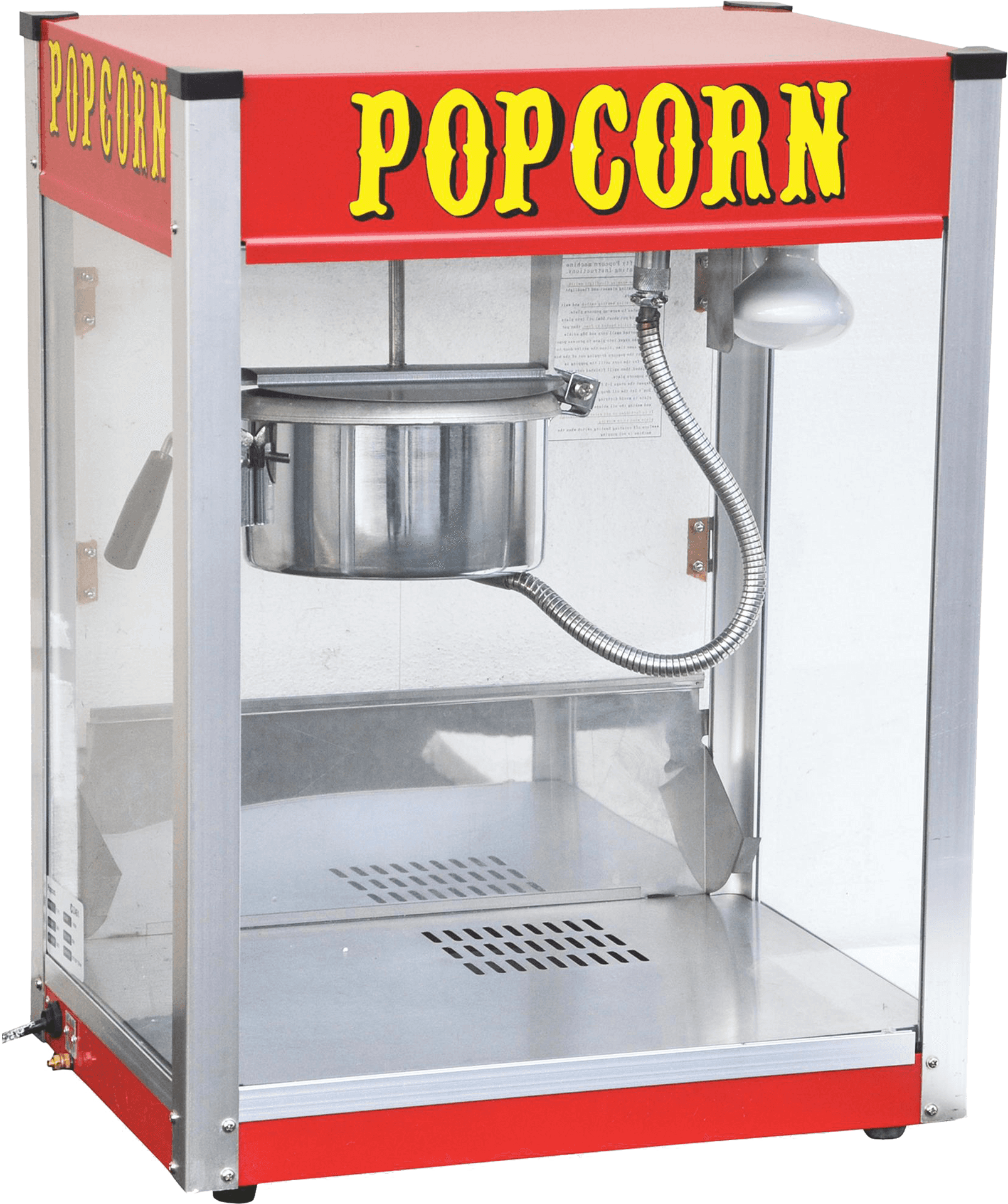 Commercial Popcorn Machine PNG