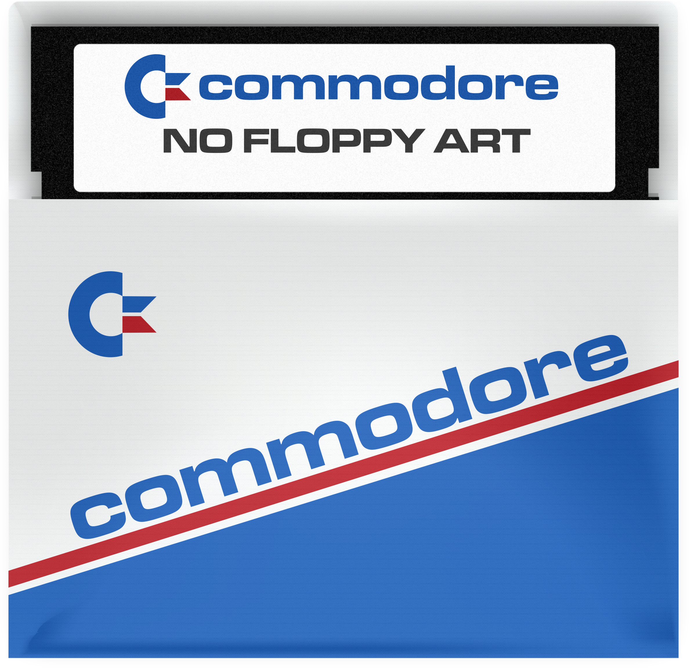 Commodore64 Floppy Disk Mockup PNG