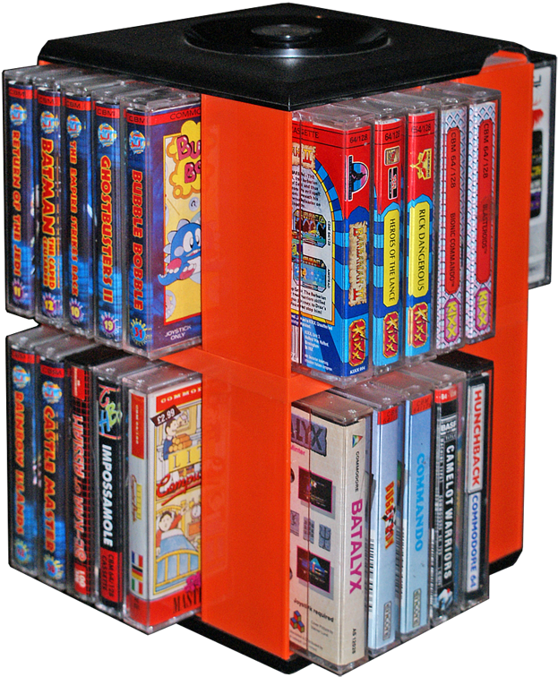 Commodore64 Game Cassettes Collection PNG