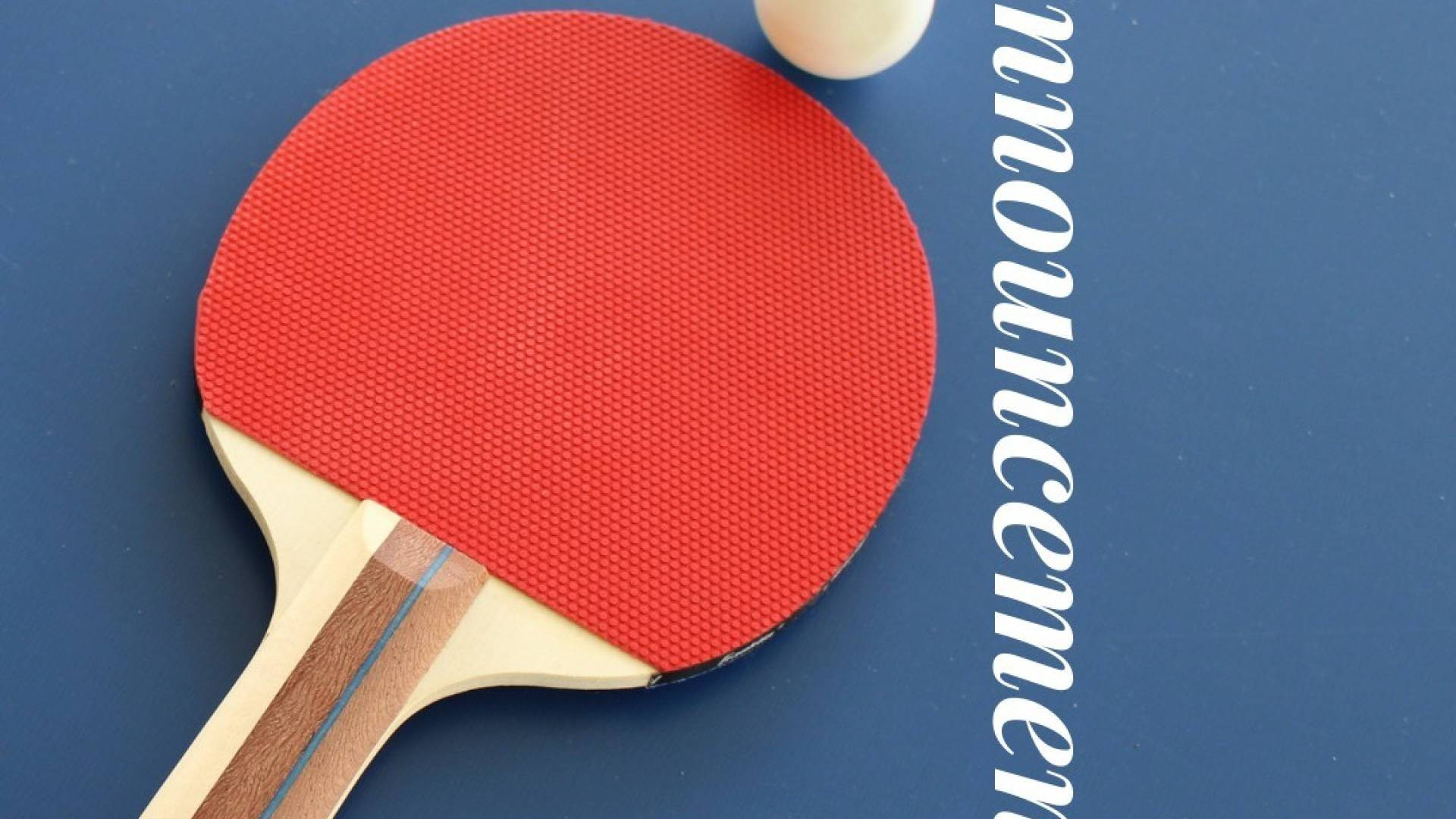 Racchetta Da Ping Pong Comune Sfondo