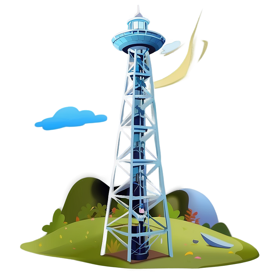 Download Communication Tower Png Xxr19 | Wallpapers.com