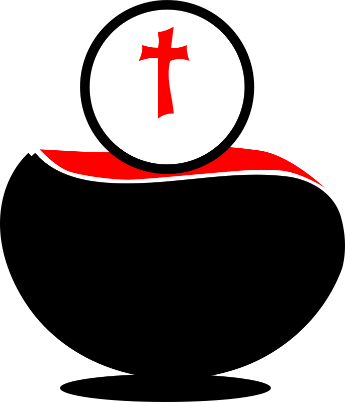Communion Waferand Chalice Graphic PNG