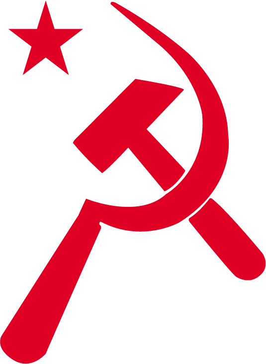 Communist Hammerand Sickle Emblem PNG