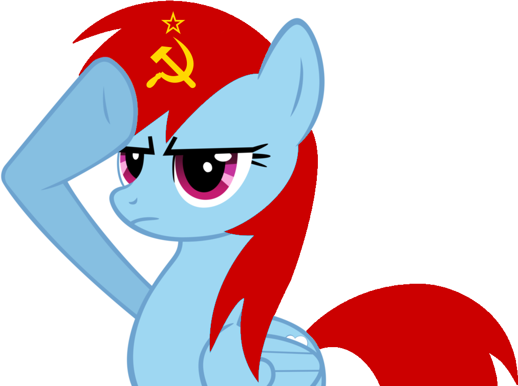 Communist Salute Pony PNG