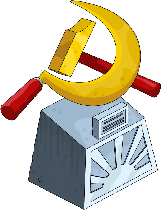 Communist Symbol Hammer Sickle PNG