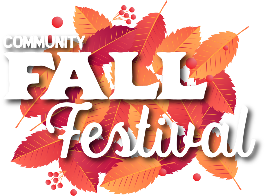 Community Fall Festival Graphic PNG