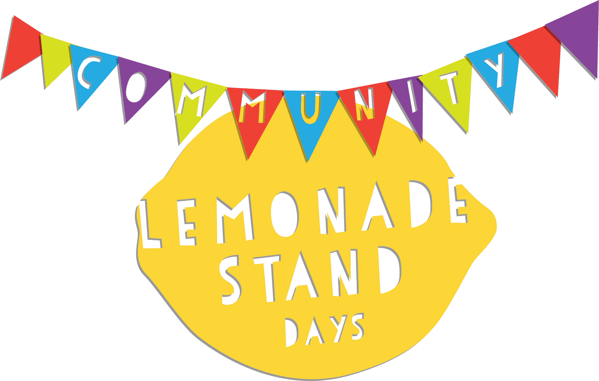 Community Lemonade Stand Days Banner PNG