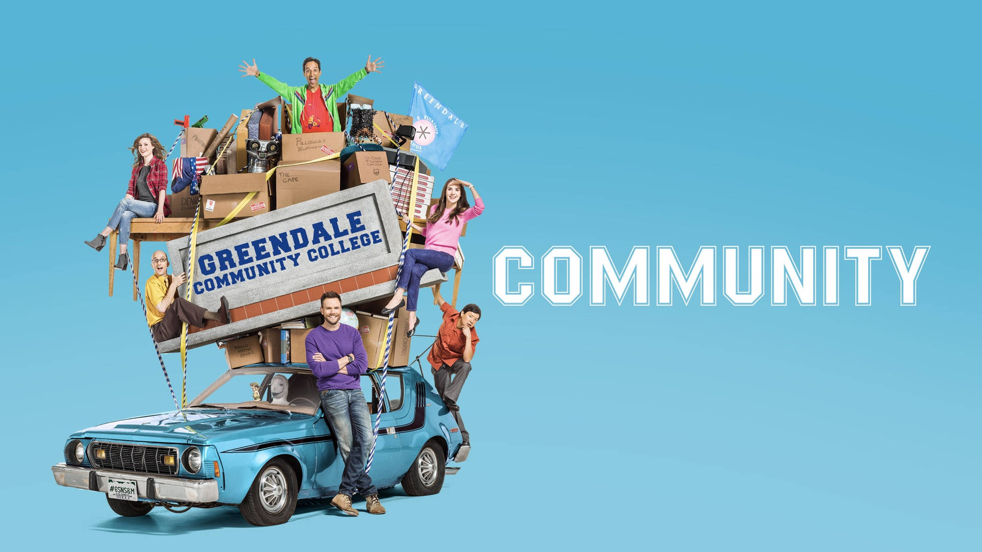 Community Promotional Poster Background