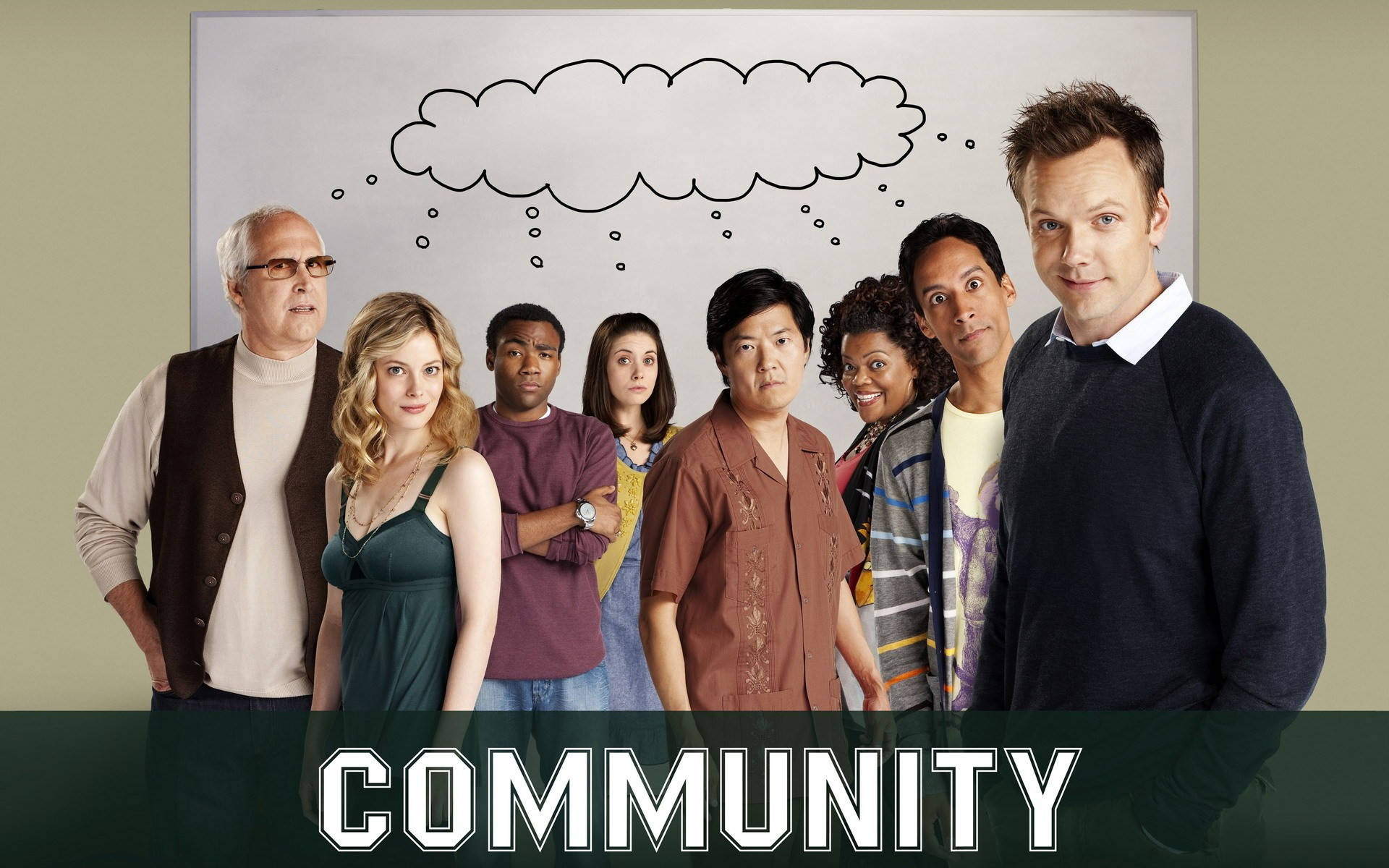 Community Thought Bubble Background