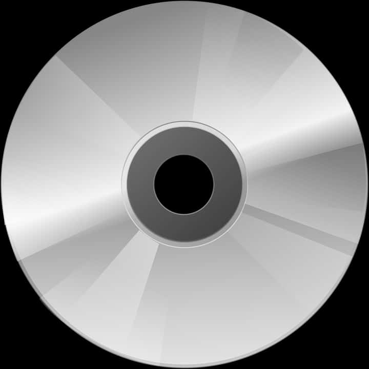 Compact Disc Top View PNG
