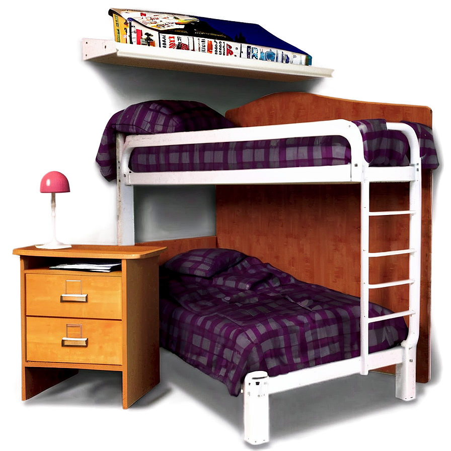 Download Compact Dorm Room Png Par | Wallpapers.com