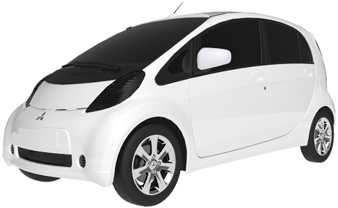 Compact_ Electric_ Car_3 D_ Render PNG