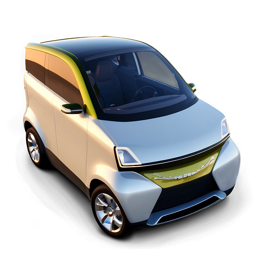 Compact Electric Car Concept Png Wws53 PNG