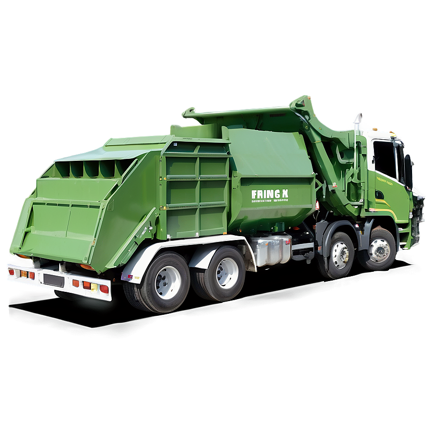 Compact Garbage Truck Png Dus71 PNG