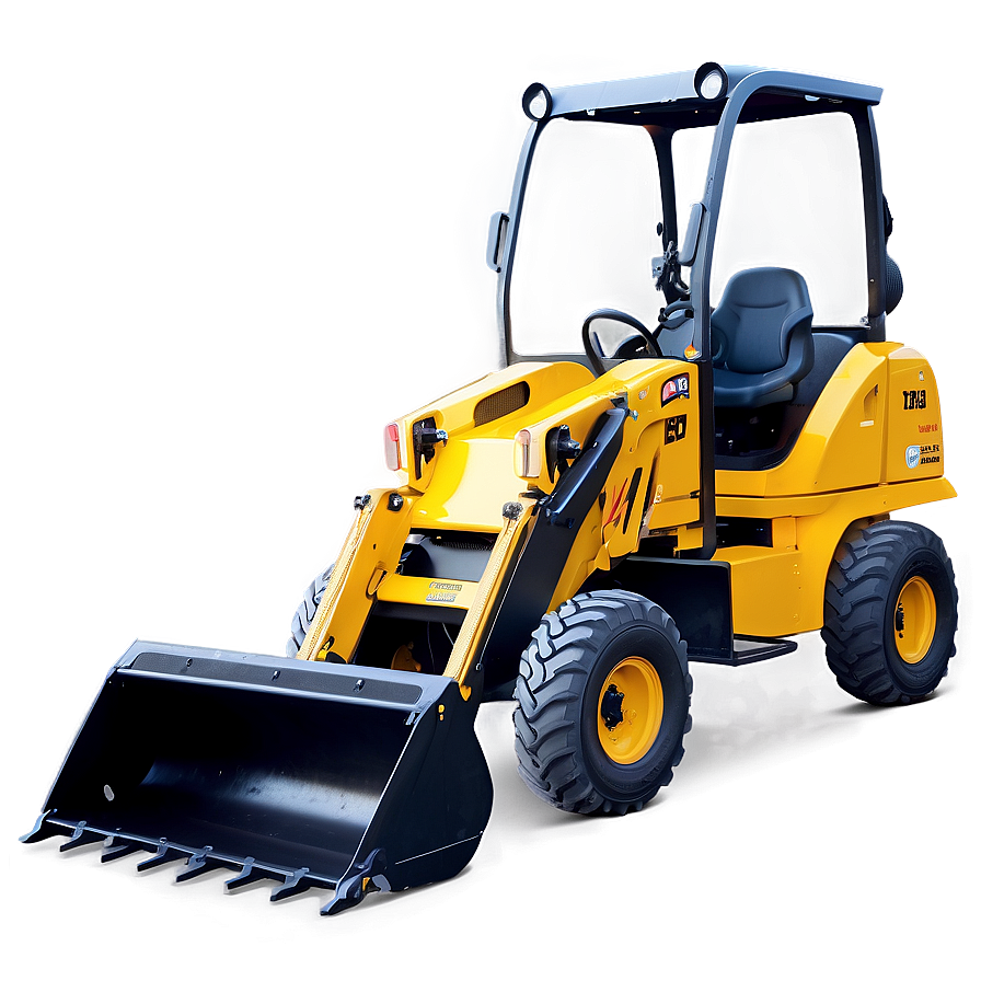 Compact Mini Backhoe Loader Png Mvo71 PNG