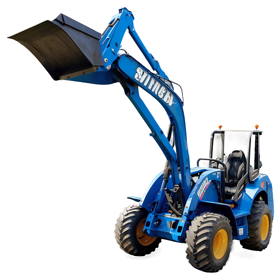 Compact Mini Backhoe Loader Png Vbv PNG