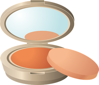 Compact Powder Beauty Accessory PNG