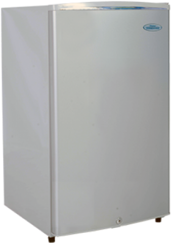 Compact Single Door Refrigerator White PNG