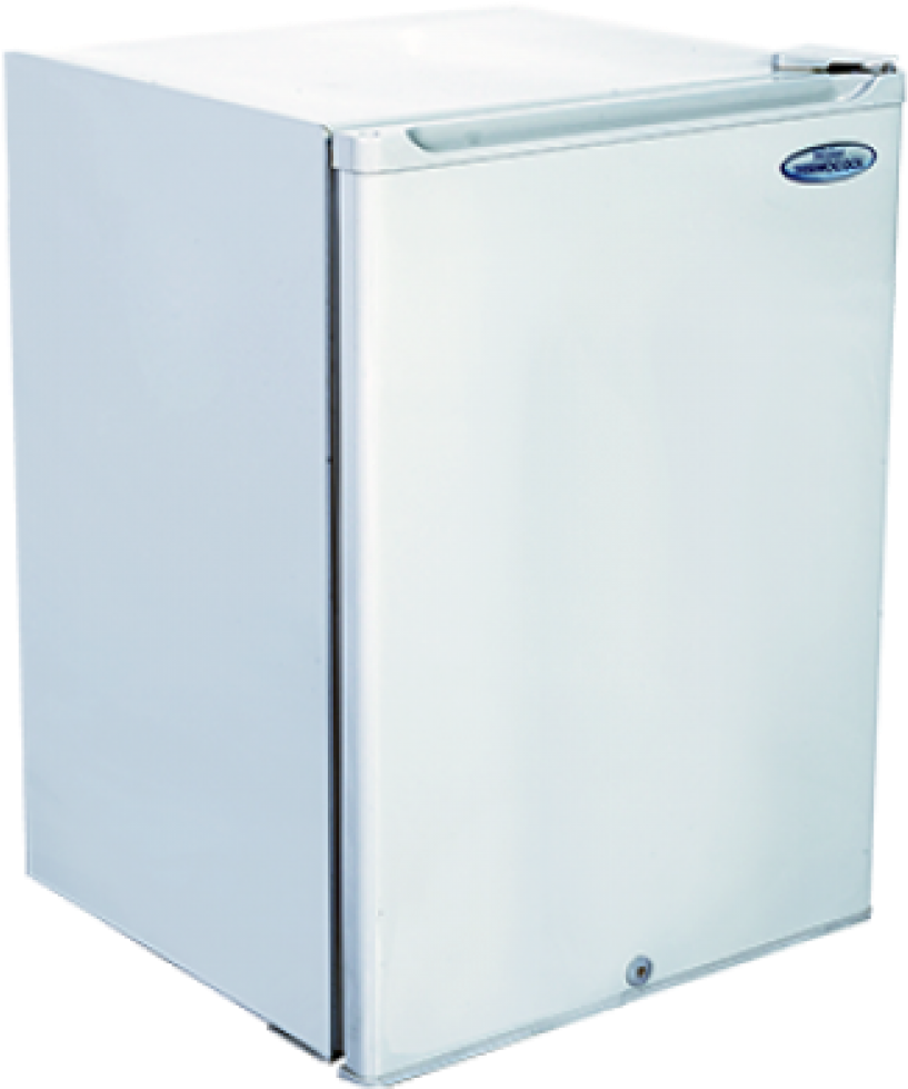 Compact Single Door Refrigerator White PNG
