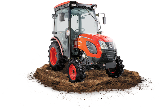 Compact Utility Tractoron Soil PNG