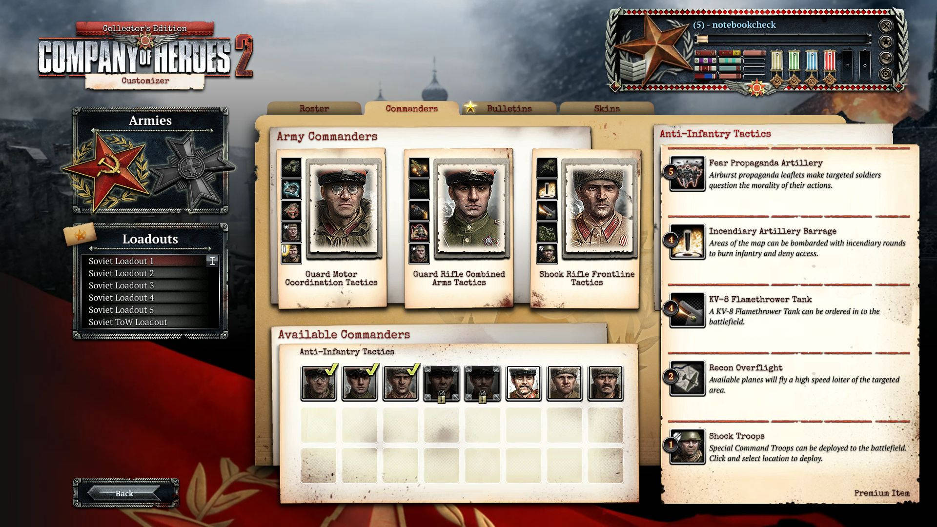 Comandantesdel Ejército De Company Of Heroes 2 Fondo de pantalla