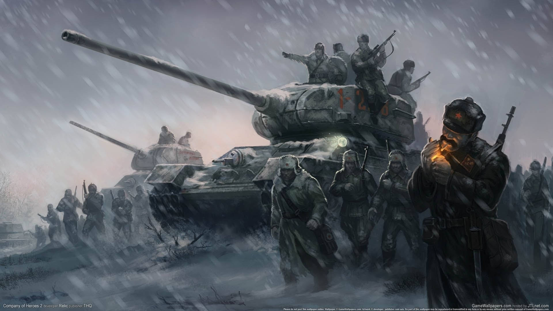 Company Of Heroes 2 Braving The Storm Wallpaper