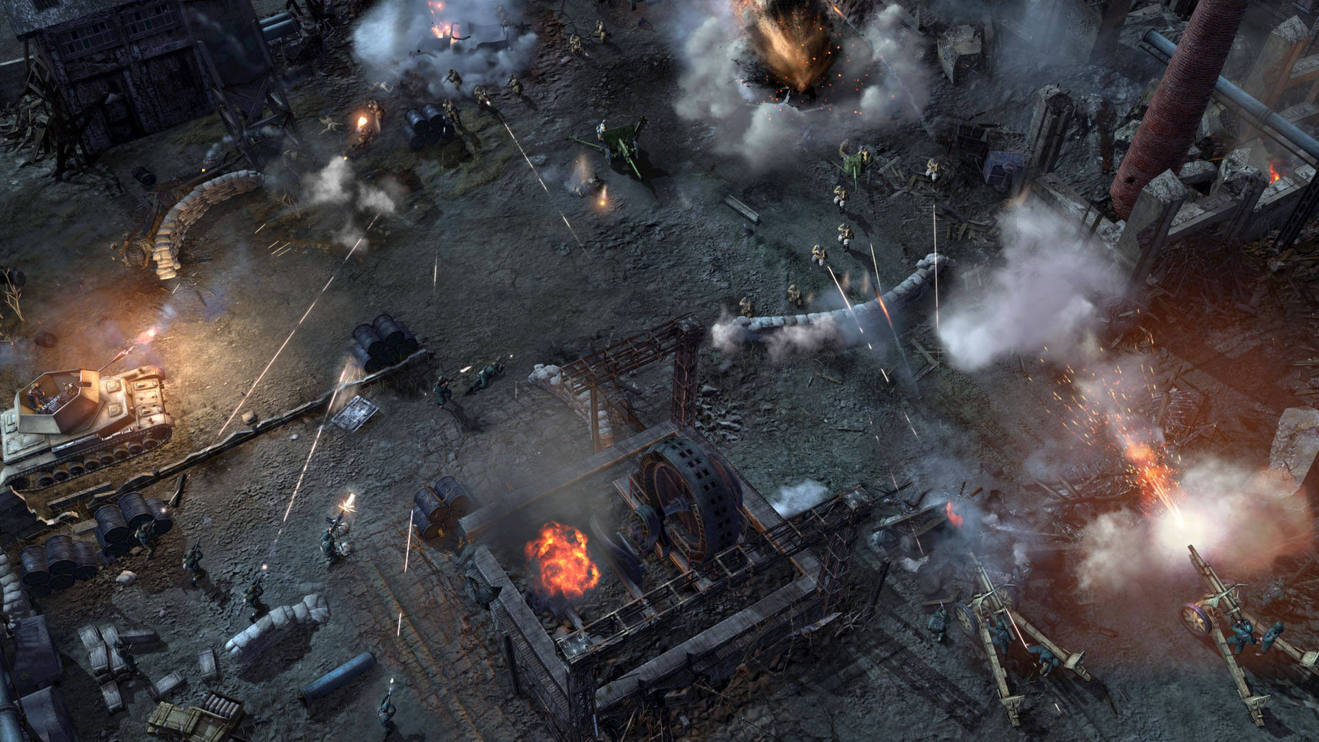 Company Of Heroes 2 Firing Forces Wallpaper