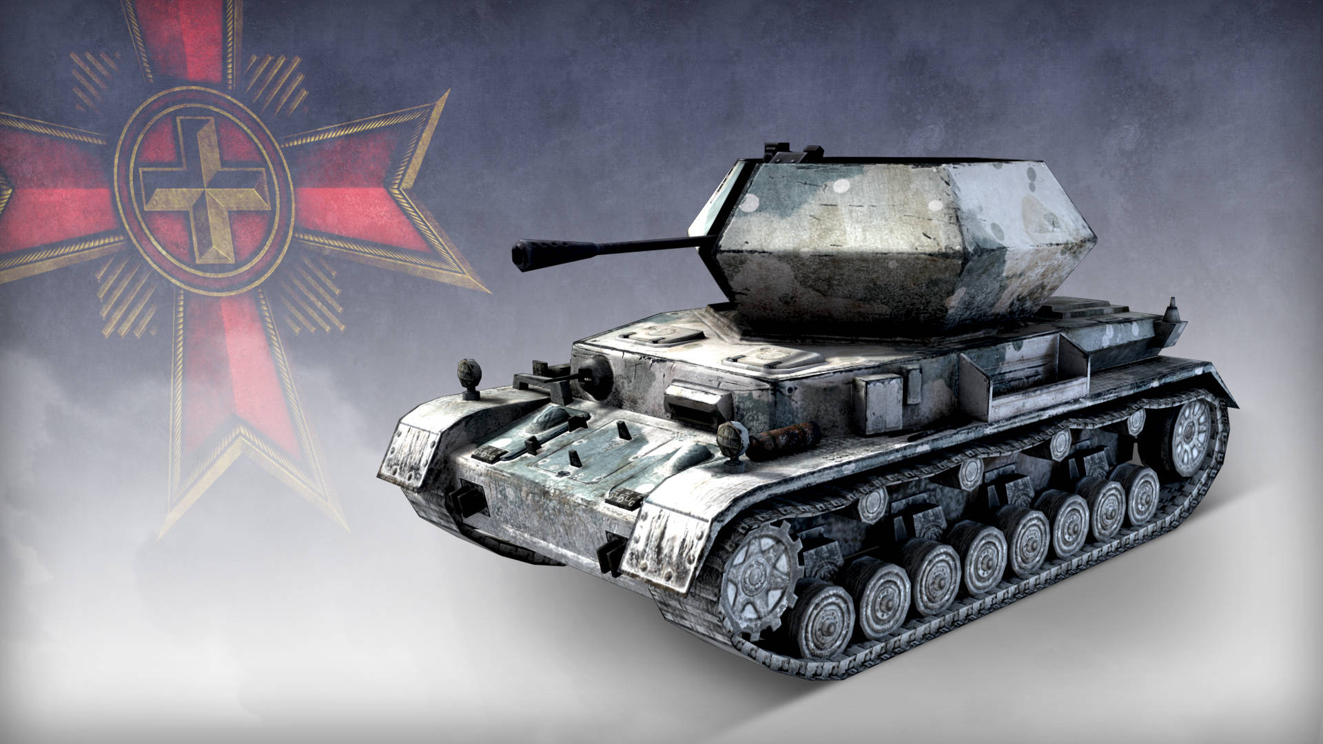 Företagetav Hjältar 2 Panzer Iv Tank Wallpaper