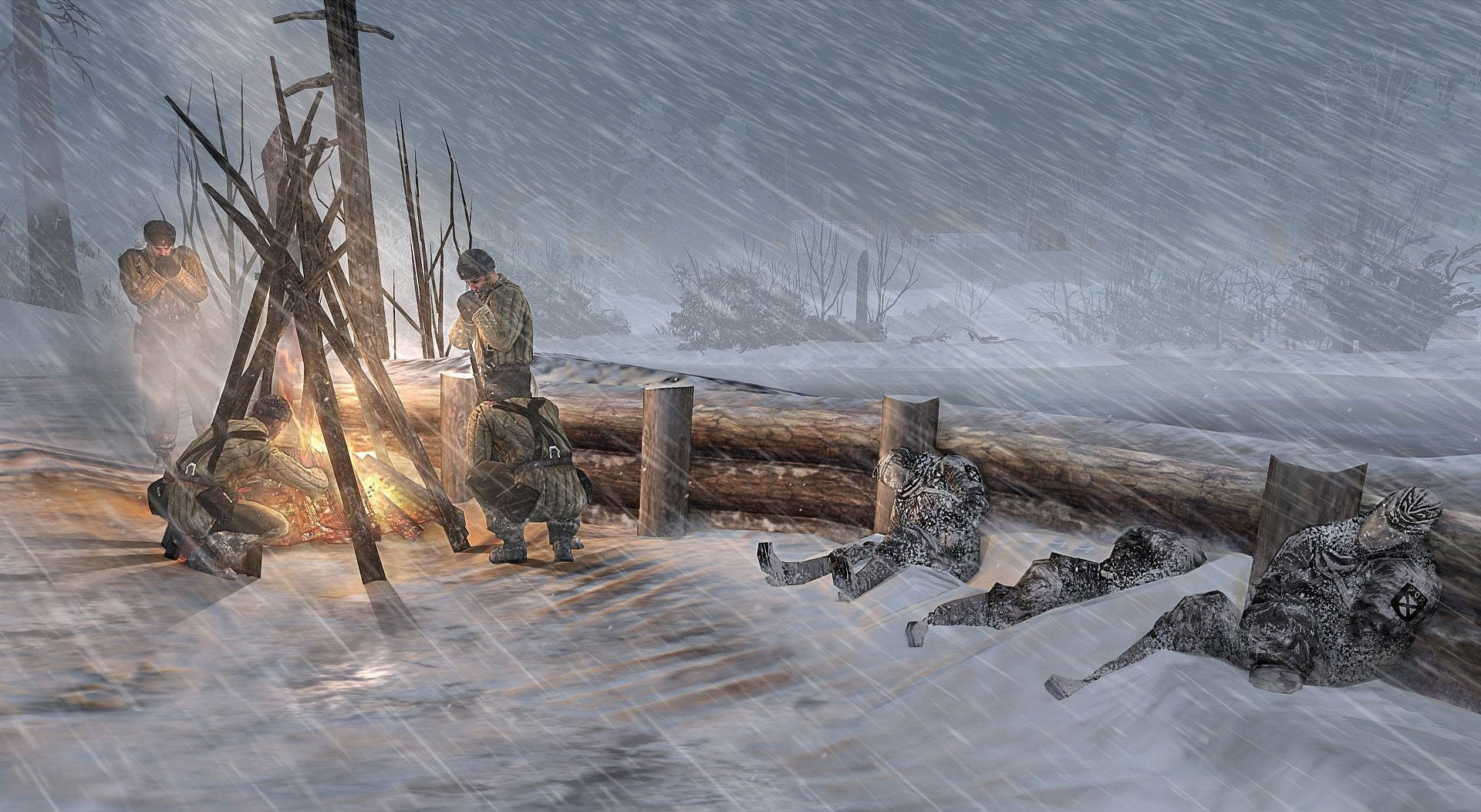 Company Of Heroes 2 Soldiers Freezing Wallpaper