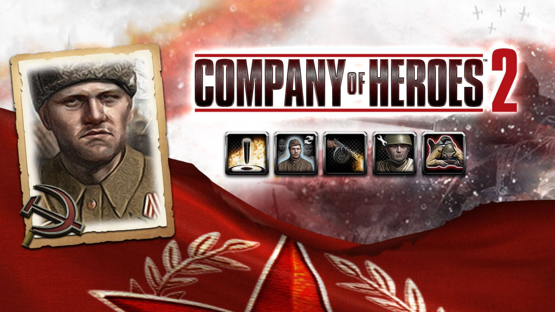 Diesowjetische Mannschaft Von Company Of Heroes 2 Wallpaper