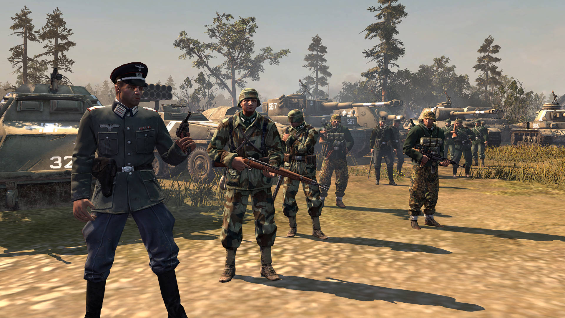 Company Of Heroes 2 US Soldiers Wallpaper