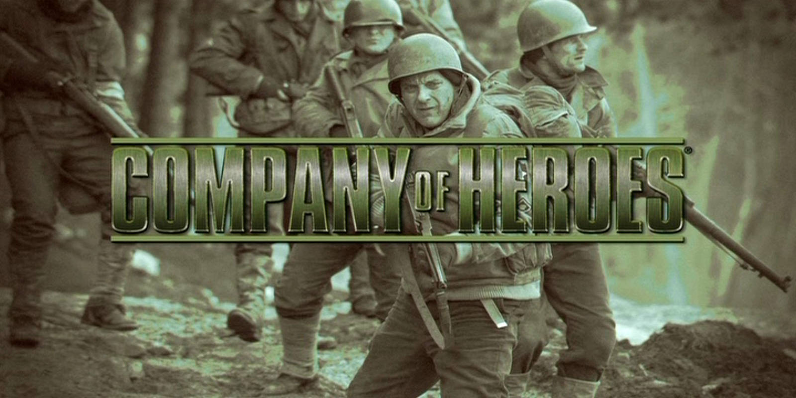 Companyof Heroes Soldaten Und Titel Wallpaper