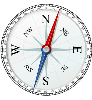 Compass Dial Navigation PNG