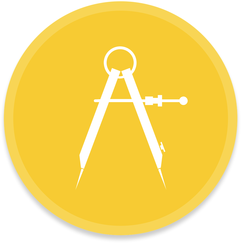 Compass Drawing Tool Icon PNG