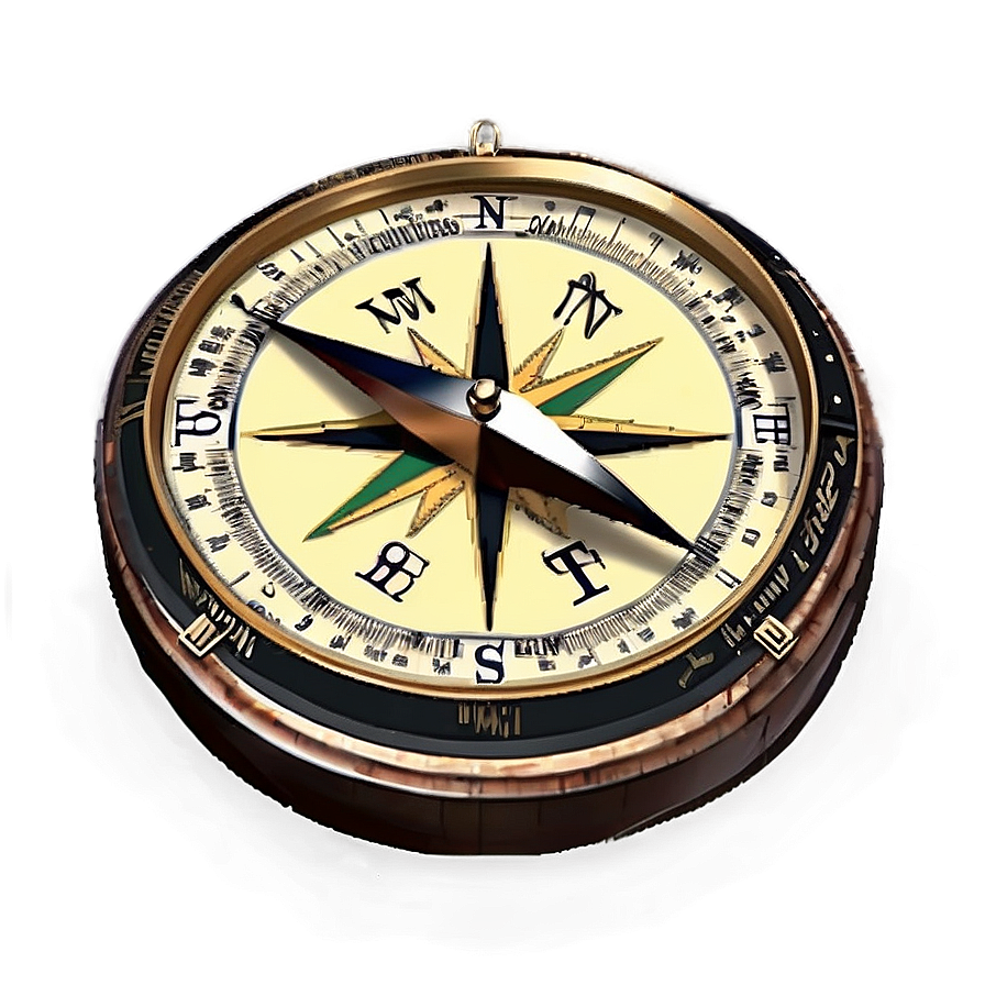 Download Compass In Forest Setting Png Uxw5 | Wallpapers.com