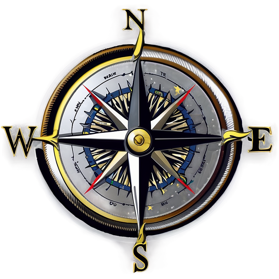Compass Rose For Map Making Png 35 PNG