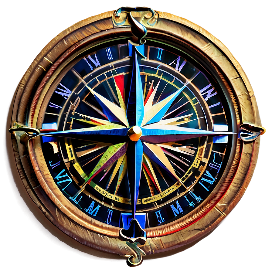 Download Compass Rose For Treasure Maps Png Nwl | Wallpapers.com