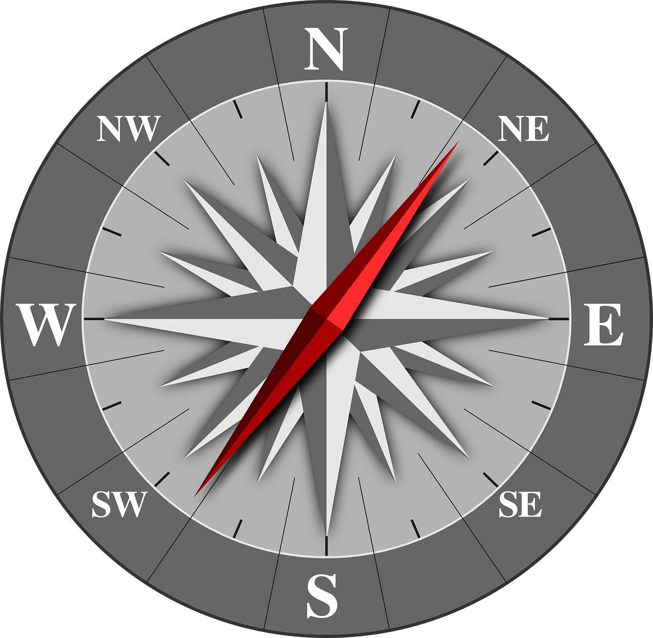 Compass Rose Graphic PNG