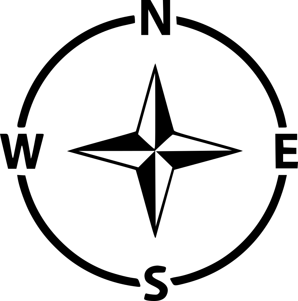 Compass Rose Navigation Symbol.png PNG